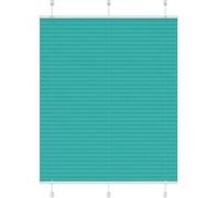vidaXL Store plissé vert pétrole 105x100cm largeur du tissu 104,4cm, store plissé de fenêtre, store accordéon, store plissé 4015382 Vert