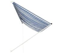 vidaXL Luifel uittrekbaar 400x150 cm blauw en wit143751 G