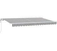 vidaXL Store rétractable Anthracite 400 x 200 cm Tissu