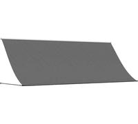 vidaXL Store rétractable Anthracite 400x150 cm Tissu et acier