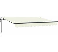 vidaXL Store rétractable Crème 250 x 200 cm Tissu