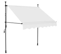 vidaXL Store rétractable manuel avec LED 100 cm Crème