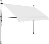 vidaXL Store rétractable manuel 300 cm avec LED Crème