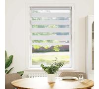 vidaXL Store Enrouleur Tamisant 70,9x120 cm Blanc Fenêtre Chambre à Coucher