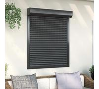 vidaXL Store Roulant Anthracite 100 x 130 cm Aluminium et Polyuréthane