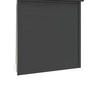 Vidaxl Store Roulant Anthracite 130 X 140 Cm Aluminium Et Polyuréthane