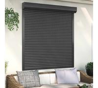 vidaXL Store Roulant Anthracite 140 x 150 cm Aluminium et Polyuréthane
