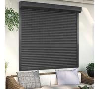 vidaXL Store Roulant Anthracite 160 x 150 cm Aluminium et Polyuréthane
