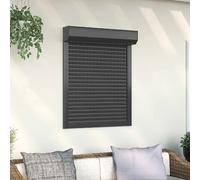 vidaXL Store Roulant Anthracite 70 x 100 cm Aluminium et Polyuréthane