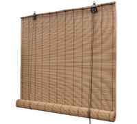 vidaXL Store roulant - Bambou marron 140x160 cm