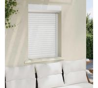 vidaXL Store Roulant Blanc 70 x 100 cm Aluminium et Polyuréthane