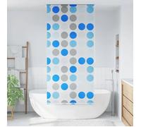 vidaXL Store roulant de douche 120x240 cm motif cercle