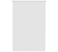 vidaXL Store Roulant de Douche 140x240cm Blanc Rideau de Douche Salle de Bain