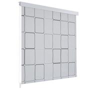 vidaXL Store Roulant de Douche 140x240 cm Carré Rideaux Douche Salle de Bain