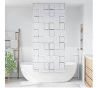 vidaXL Store Roulant de Douche 80x240 cm Carré Rideaux de Douche Salle de Bain 142847