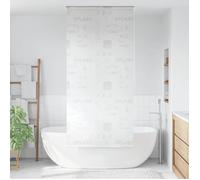 vidaXL Store Roulant de Douche 80x240 cm Éclaboussures Rideau de Douche Maison