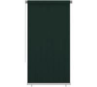 vidaXL Store roulant d'extérieur 120x230 cm Vert foncé PEHD G