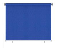 vidaXL Store roulant d'extérieur 180x140 cm Bleu PEHD