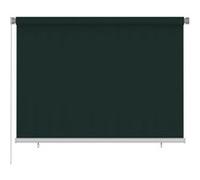vidaXL Store roulant d'extérieur 200x140 cm Vert foncé PEHD G