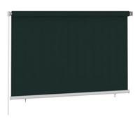 vidaXL Store roulant d'extérieur 220x140 cm Vert foncé PEHD G