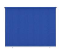 vidaXL Store Roulant d'Extérieur Store à Enrouleur de Fenêtre Pare-Soleil Pare-Vue Store de Patio Balcon Jardin 300x230 cm Bleu PEHD