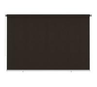 vidaXL Store roulant d'extérieur 350x230 cm Marron PEHD G