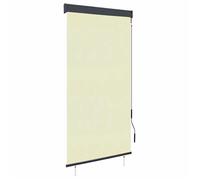 vidaXL Store roulant d'extérieur 80 x 250 cm Crème Crème G
