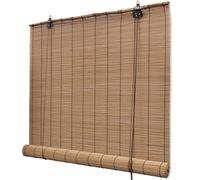 vidaXL Store Roulant en Bambou 140x220cm Marron Store Occultant Fenêtre Maison