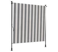 vidaXL Store Roulant Extérieur Anthracite et blanc 150 x 270 cm 42037139