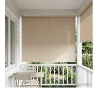 Vidaxl Store Enrouleur Protection Uv Beige 180 X 140 Cm Polyester