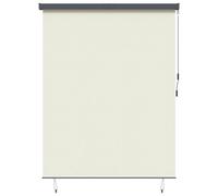 Vidaxl Store Roulant Extérieur Striped Manuel Crème 200 X 250 Cm Tissu