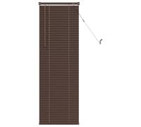 vidaXL Store Vénitien Marron foncé avec Motif 150 x 40 cm 25 mm PVC