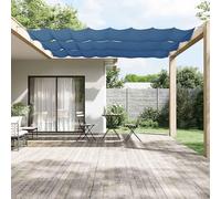 vidaXL Store vertical bleu 180x1000 cm Toile Oxford