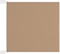 vidaXL Store vertical Taupe 100x1000 cm Toile Oxford