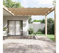 vidaXL Store vertical Taupe 140x600 cm Tissu Oxford