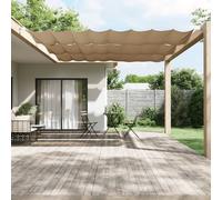 vidaXL Store vertical Taupe 180x1000 cm Toile Oxford