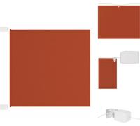 vidaXL Store vertical Terracota 100x1200 cm Toile Oxford - Parasols & Protection solaire