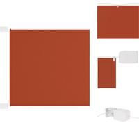 vidaXL Store vertical Terracotta 140x600 cm Toile Oxford - Parasols & Protection solaire