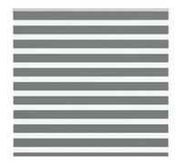 vidaXL Store Zebra - Gris foncé