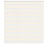 vidaXL Store zèbre beige marbré largeur du tissu 135,9 cm polyester, store à enrouleur zébré, store zébré pour fenêtre, 4014659