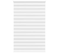 vidaXL Store zèbre Blanc 140x230 cm Largeur du Tissu 135,9cm Polyester