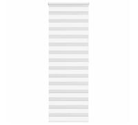 vidaXL Store zèbre Blanc 70x200 cm Largeur du Tissu 65,9 cm Polyester, Store à Enrouleur zébré, Store zébré pour fenêtre, Store zébré pour vitre