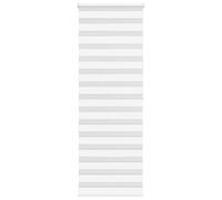 vidaXL Store zèbre Blanc 85x200 cm Largeur du Tissu 80,9 cm Polyester, Store à Enrouleur zébré, Store zébré pour fenêtre, Store zébré pour vitre