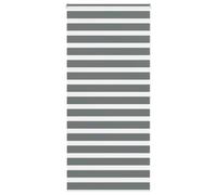 vidaXL Store zèbre - Gris foncé, 95,9 cm largeur tissu - Polyester