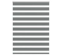 Vidaxl Store Zèbre Gris Foncé Largeur Du Tissu 110,9 Cm Polyester
