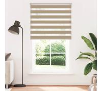 vidaXL Store zèbre largeur tissu 120,9 cm - Marron sable