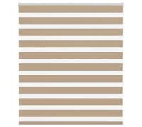 vidaXL Store zèbre largeur tissu 125,9 cm - Marron sable