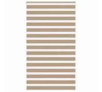 Vidaxl Store Zèbre Marron Sable Largeur Du Tissu 125,9 Cm Polyester