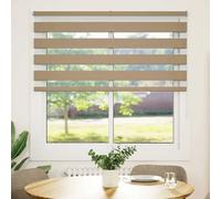vidaXL Store zèbre largeur tissu 140,9 cm - Marron sable