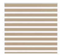 vidaXL Store zèbre largeur tissu 150,9 cm - Marron sable